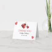 Love Bug Thank You Card Dankeskarte (Vorderseite)