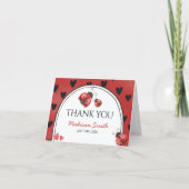 Love bug Thank You Card Dankeskarte (Vorderseite)