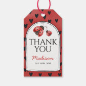 Love bug Thank You Geschenkanhänger (Vorderseite)