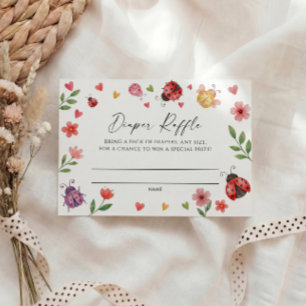 Love Bug Windel-Raffel-Ticket Begleitkarte