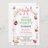 Love bugs birthday party invitation einladung (Vorne/Hinten)
