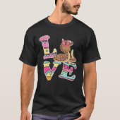 Love Bunny Ball Python Eggs Hunting Happy Easter D T-Shirt (Vorderseite)