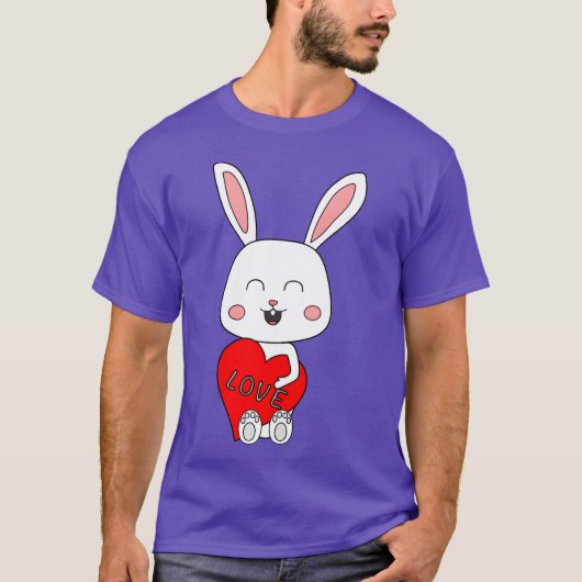 Love Bunny vintage T-Shirt (Vorderseite)