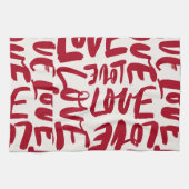 Love by Sommer Hamilton Geschirrtuch (Horizontal)