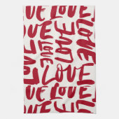Love by Sommer Hamilton  Geschirrtuch (Vertikal)