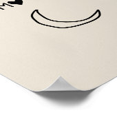 Love By the moon Poster (Ecke)