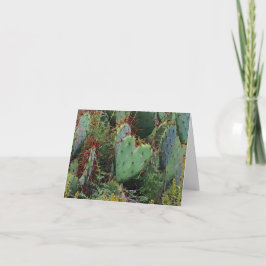 love cactus notecard karte