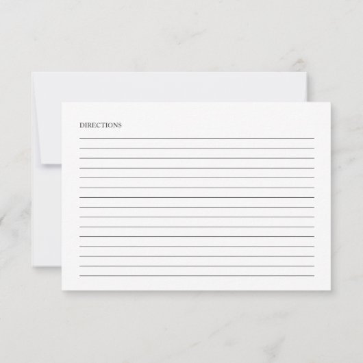 Love Calligraphy Fall Brautparty Reciards (Rückseite)