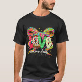 Love Came Down Coquette Bow Christian Christmas Ba T-Shirt (Vorderseite)
