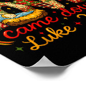 Love Came Down Luke 2_11 Patchwork Christmas  Poster (Ecke)