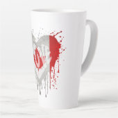 Love Canada Flag Milchtasse (Rechte Ecke)