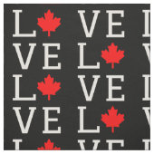 love canada maple leaf canadian stoff (Muster)