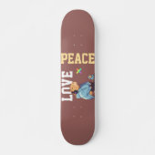 LOVE × CAPYBARA - Custom Skateboard (Vorne)