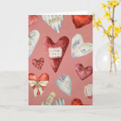 Love card karte (Gelbe Blume)