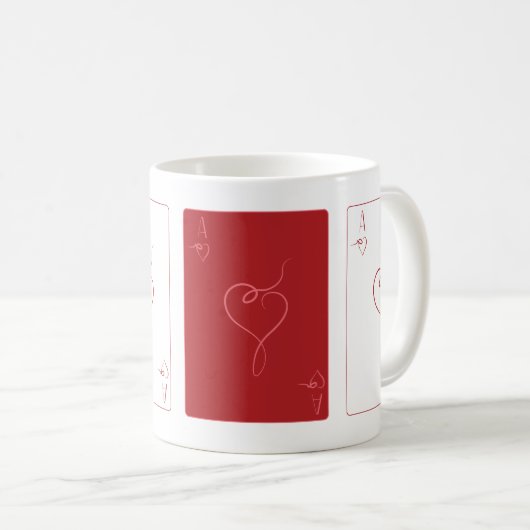 Love Card Mug Kaffeetasse (VorderseiteRechts)