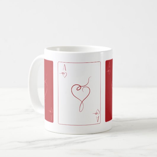 Love Card Mug Kaffeetasse (Vorderseite Links)