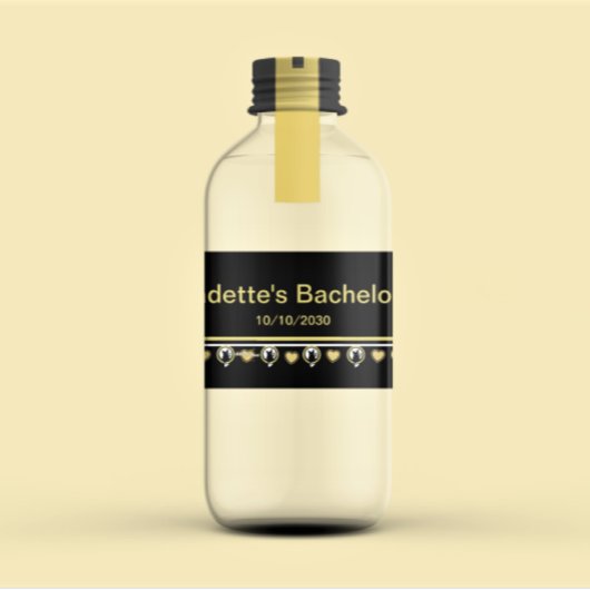 Love Cat Water Bottle Labels - Adiela Akoo Wasserflaschenetikett