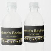 Love Cat Water Bottle Labels - Adiela Akoo Wasserflaschenetikett