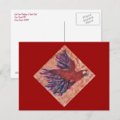 Love Cave Parrot Post Card Postkarte (Vorne/Hinten)