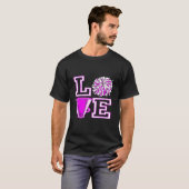 Love Cheer For N Cheerleader T-Shirt (Vorne ganz)