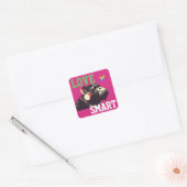 LOVE × CHIMPANZEE  - Custom Quadratischer Aufkleber (Umschlag)