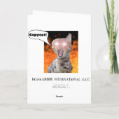 Love Chocolate! Karte (Rückseite)