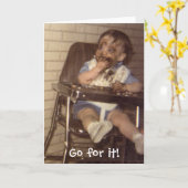 Love Chocolate! Karte (Gelbe Blume)