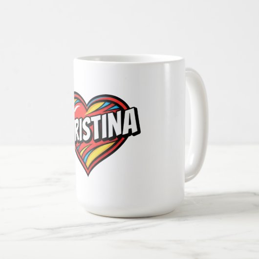 Love Christina Kaffeetasse (VorderseiteRechts)