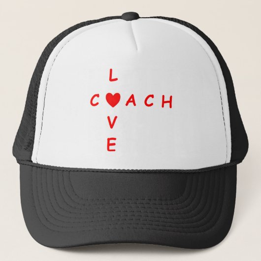 Love Coach Truckerkappe (Vorderseite)
