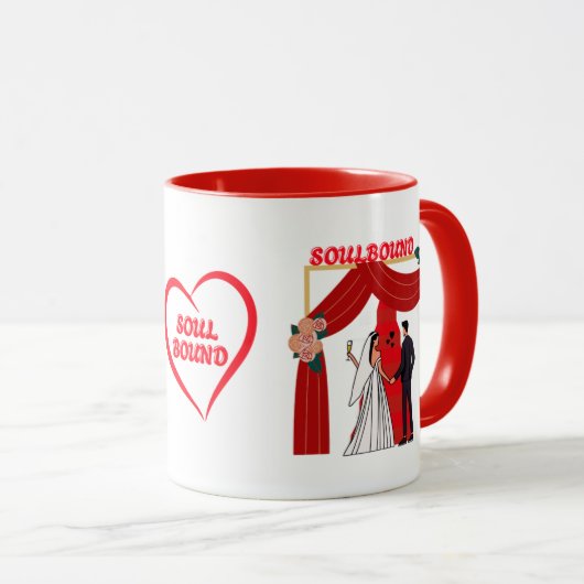 Love & Commitment Mug for Lovers Tasse (VorderseiteRechts)