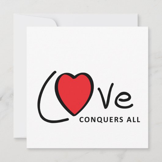 Love conquers all. Liefde overwint alles of altijd (Vorderseite)