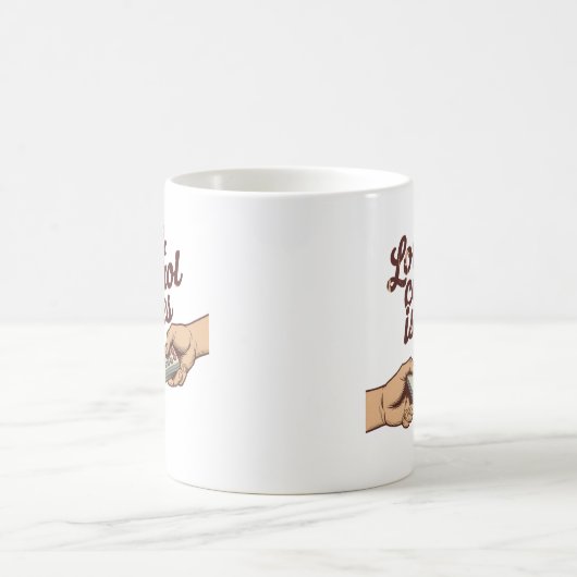 Love & Control Issues | Relationship Power Humor Kaffeetasse (Mittel)