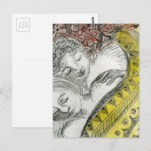 Love Couple Dreaming Postkarte (Vorne/Hinten)