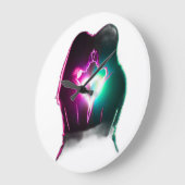 Love Couple Große Wanduhr (Winkel)