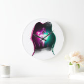 Love Couple Große Wanduhr (Zuhause)