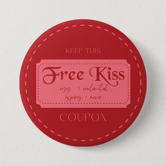 Love Coupon  Button (Vorderseite)