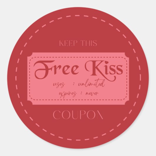 Love coupon sticker (Vorderseite)