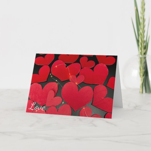 Love Craft Hearts  Karte (Vorderseite)