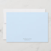 Love Cross Foto Taufe/Christening Einladung (Rückseite)