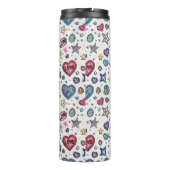 Love & Crystals | Crystal Hearts Thermal Tumblers Thermosbecher (Rückseite)