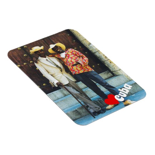 Love Cuba, Cuban Men Magnet (Rechte Seite)