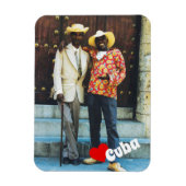 Love Cuba, Cuban Men Magnet (Vertikal)