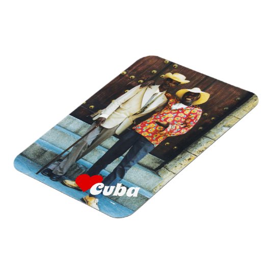 Love Cuba, Cuban Men Magnet (Linke Seite)