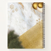 Love Custom Motivierend Quote green Gold Marmor Notizblock (Rückseite)