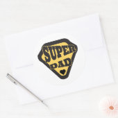 Love Dad - Family Love Runder Aufkleber (Umschlag)