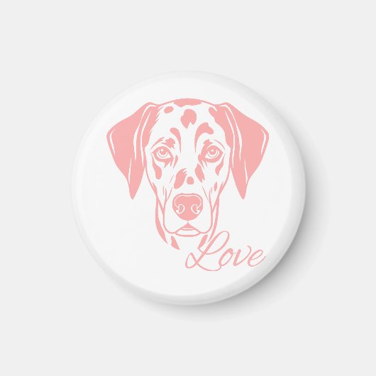 Love Dalmata Magnet (Vorne)