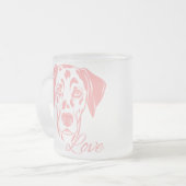 Love Dalmata Mattglastasse (Vorderseite Links)