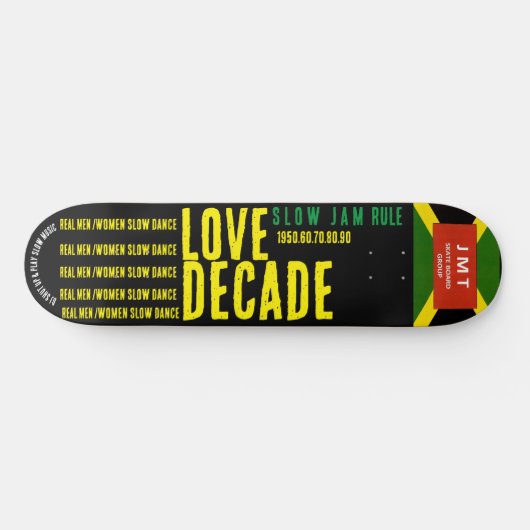 LOVE DECADE 8 1/4" Skateboard Deck (Horizontal)