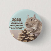 LOVE ♡ DEGU　2020 BUTTON (Vorderseite)