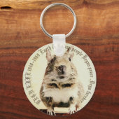 【 LOVE♡DEGU LIFE 】平和のデグー　 アクセサリー・キーホルダー SCHLÜSSELANHÄNGER (Vorderseite)